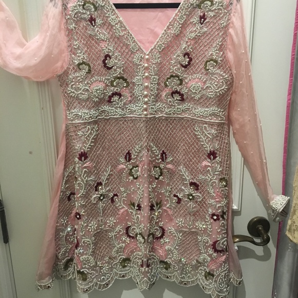 NWOT Pakistani heavy formal party salwar kameez - Picture 5 of 8